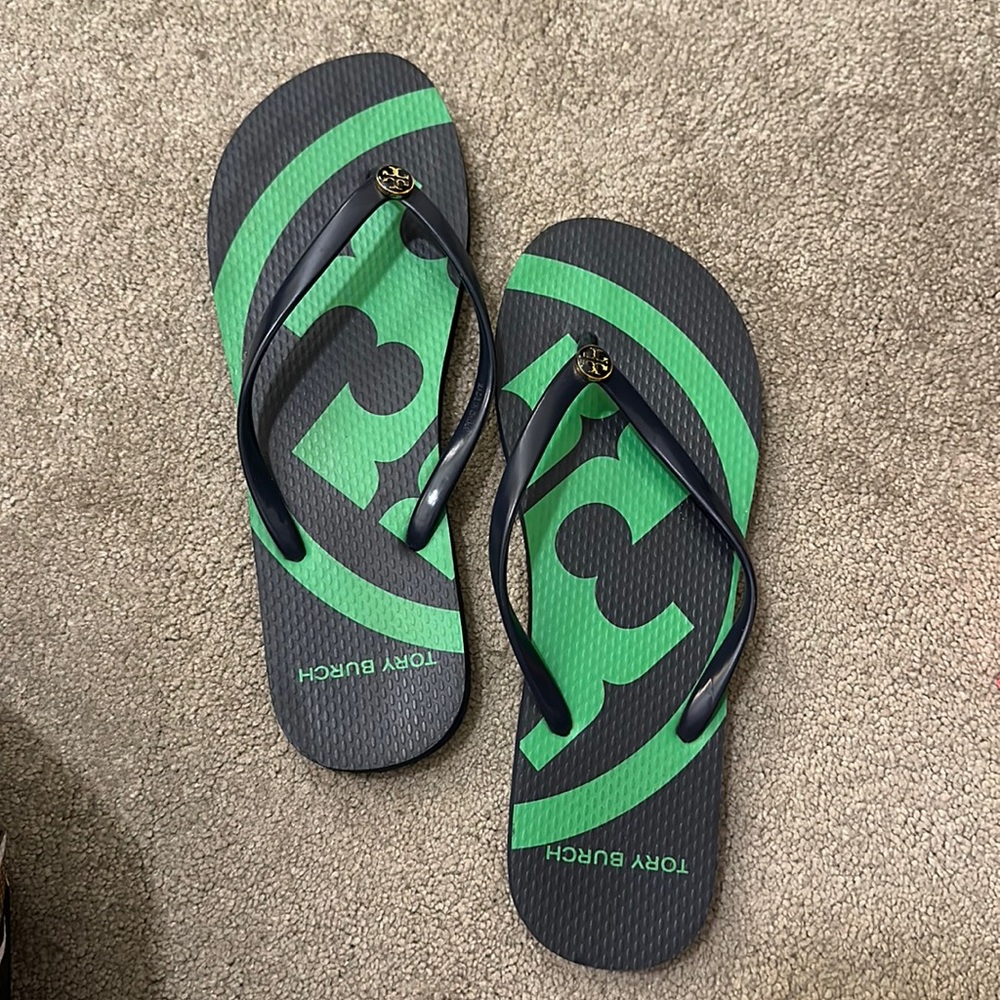 Tory Burch Flip Flops NAVY